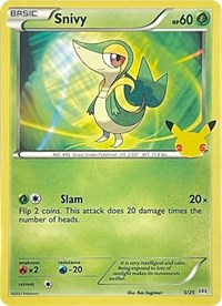 Snivy (5) - McDonald's 25th Anniversary Promos (M21)