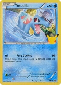 Totodile (18) - McDonald's 25th Anniversary Promos (M21)