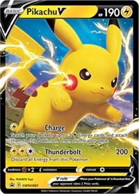Pikachu V - (SWSH061) - SWSH: Sword & Shield Promo Cards (SWSD)