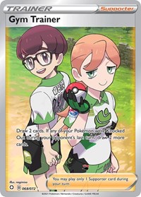Gym Trainer (Full Art) (68) - Shining Fates (SHF)