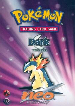Neo Destiny Theme Deck - "Dark" - Neo Destiny (N4)