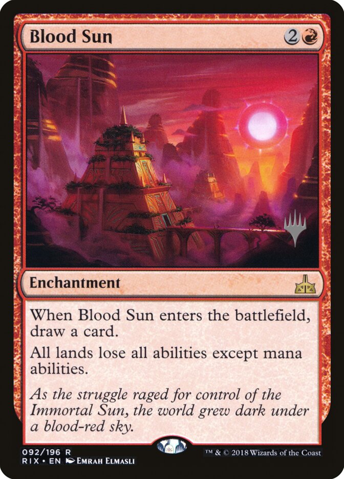 Blood Sun (92p) - Rivals of Ixalan Promos (PRIX)
