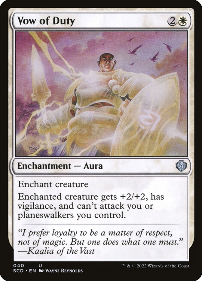 Vow of Duty (40) - Starter Commander Decks (SCD)