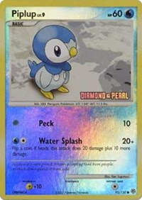 Piplup - 93/130 (93) - Burger King Promos (BKP)