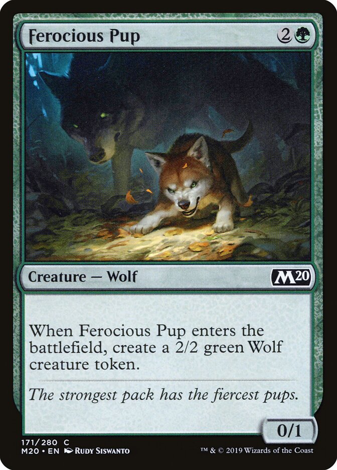 Ferocious Pup (171) - Core Set 2020 (M20)