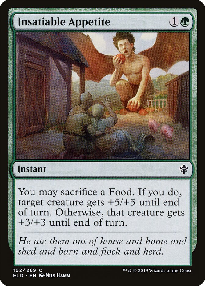 Insatiable Appetite (162) - Throne of Eldraine (ELD)