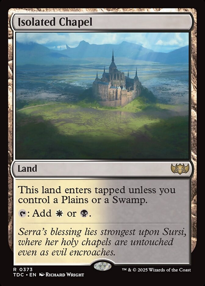 Isolated Chapel (373) - Tarkir: Dragonstorm Commander (TDC)
