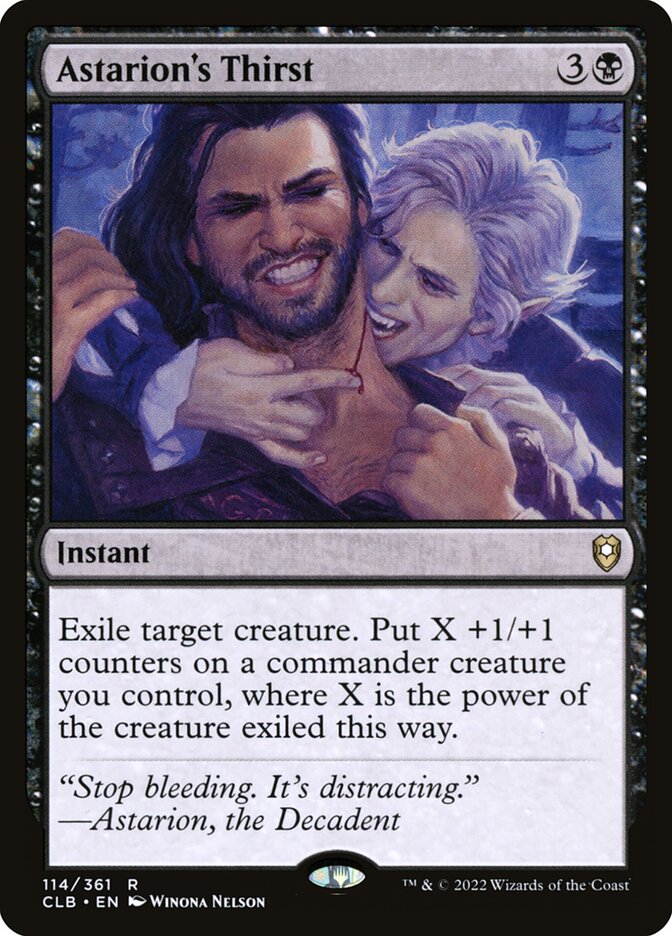 Astarion's Thirst (114) - Commander Legends: Battle for Baldur's Gate (CLB)