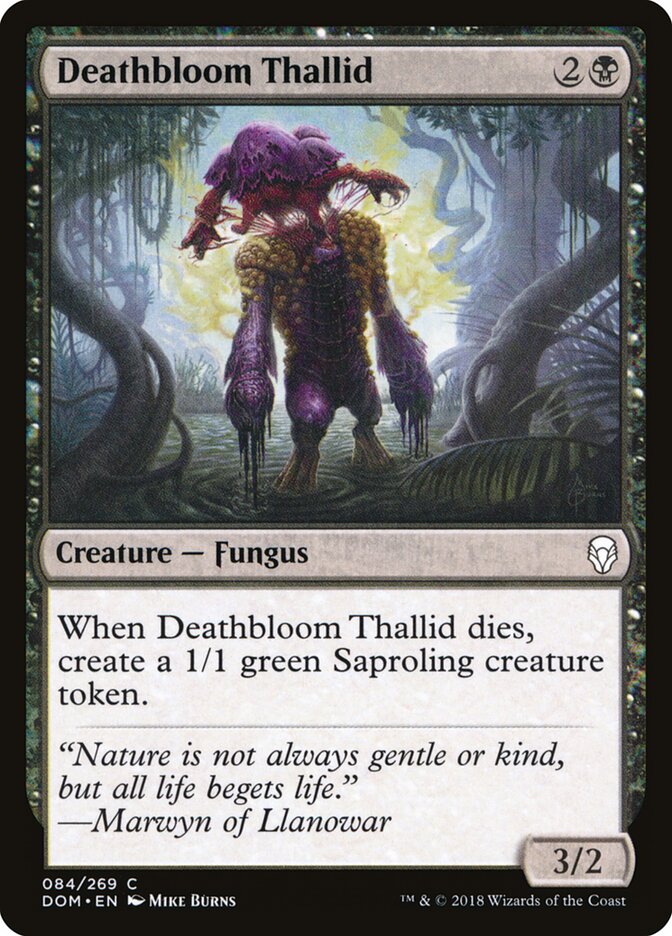Deathbloom Thallid (84) - Dominaria (DOM)