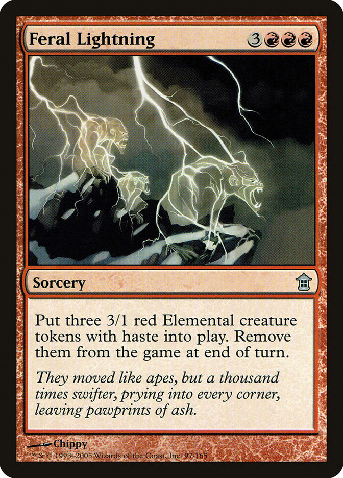 Feral Lightning (97) - Saviors of Kamigawa (SOK)