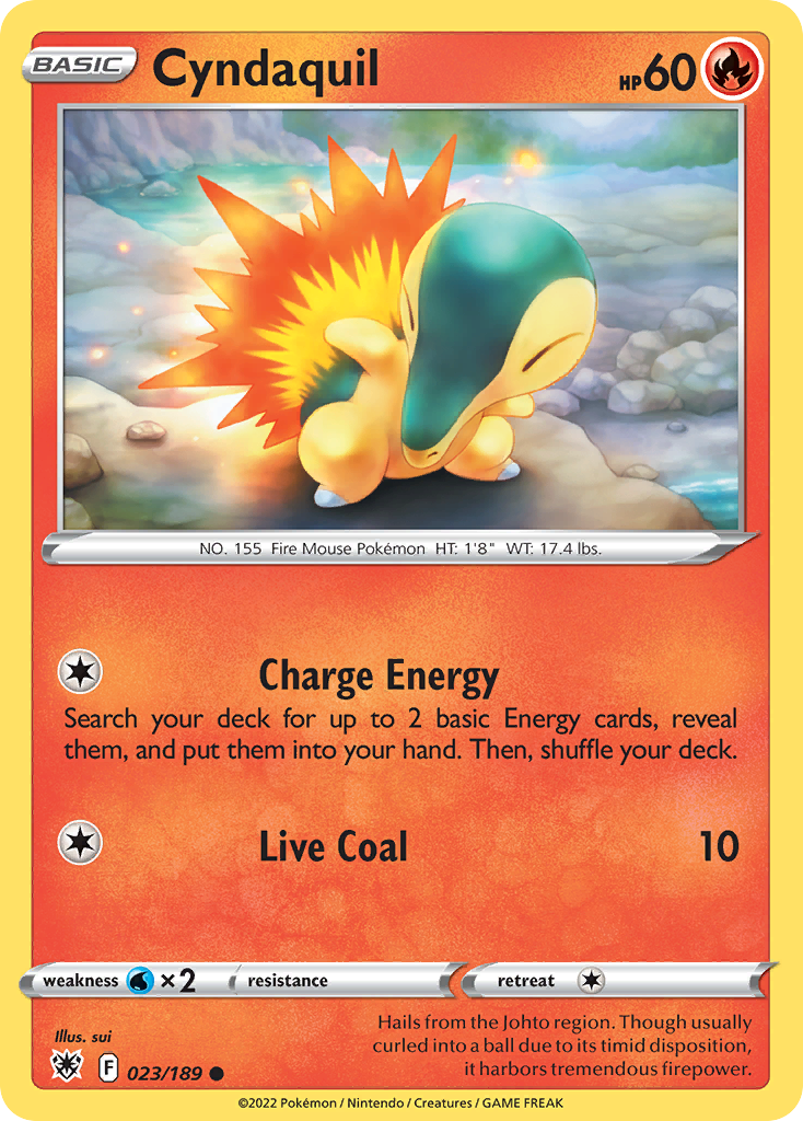 Cyndaquil (23/189) - Astral Radiance (ASR)