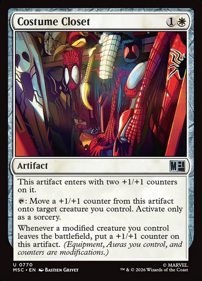 Costume Closet (770) - Marvel Super Heroes Commander (MSC)