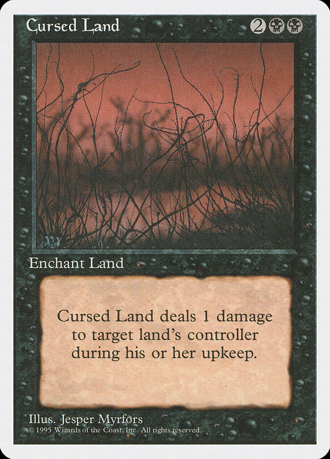 Cursed Land (127) - Fourth Edition (4ED)
