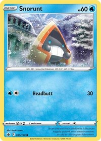 Snorunt (35) - SWSH06: Chilling Reign (SWSH06)