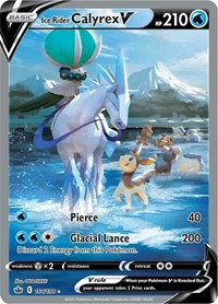Ice Rider Calyrex V (Alternate Full Art) (164) - SWSH06: Chilling Reign (SWSH06)