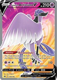 Galarian Articuno V (Full Art) (169) - SWSH06: Chilling Reign (SWSH06)