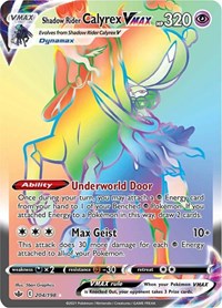 Shadow Rider Calyrex VMAX (Secret) (204) - SWSH06: Chilling Reign (SWSH06)