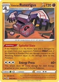 Galarian Runerigus (83) - SWSH06: Chilling Reign (SWSH06)