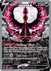 Galarian Moltres V (Alternate Full Art) (177) - SWSH06: Chilling Reign (SWSH06)