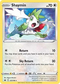 Shaymin (123) - SWSH06: Chilling Reign (SWSH06)