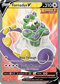 Tornadus V (Full Art) (184) - SWSH06: Chilling Reign (SWSH06)