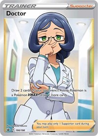 Doctor (Full Art) (190) - SWSH06: Chilling Reign (SWSH06)