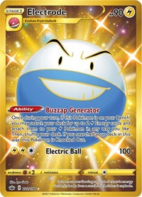 Electrode (Secret) (222) - SWSH06: Chilling Reign (SWSH06)
