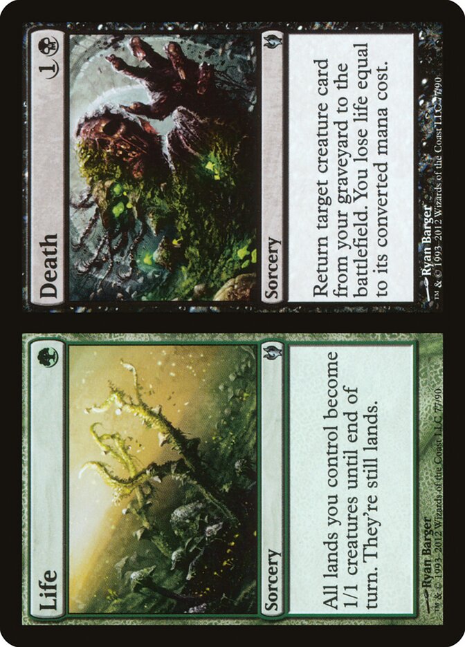 Life // Death (77) - Duel Decks: Izzet vs. Golgari (DDJ)