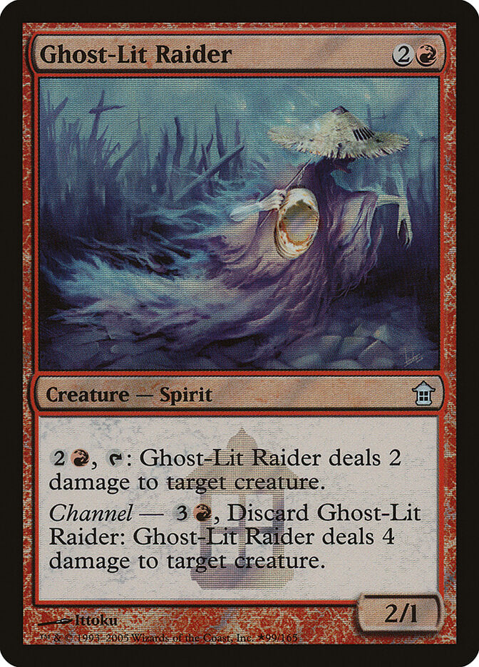 Ghost-Lit Raider (99★) - Saviors of Kamigawa Promos (PSOK)