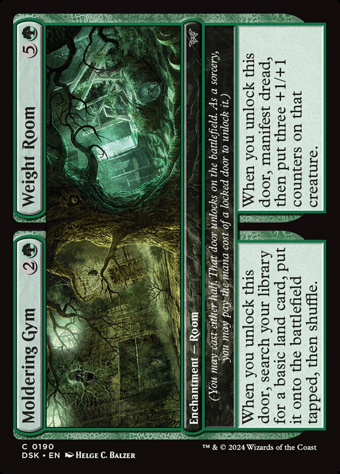 Moldering Gym // Weight Room (190) - Duskmourn: House of Horror (DSK)