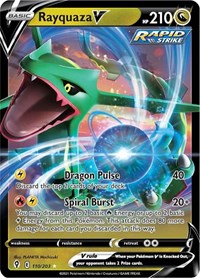 Rayquaza V (110) - SWSH07: Evolving Skies (SWSH07)