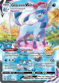 Glaceon VMAX (Alternate Art Secret) (209) - SWSH07: Evolving Skies (SWSH07)