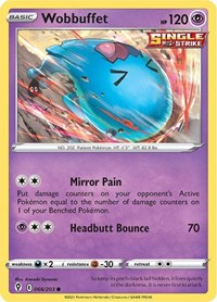 Wobbuffet (66) - SWSH07: Evolving Skies (SWSH07)