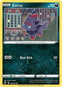 Zorua (102) - SWSH07: Evolving Skies (SWSH07)