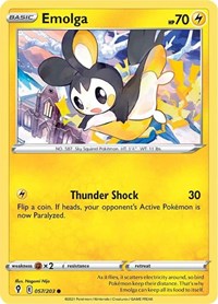 Emolga (57) - SWSH07: Evolving Skies (SWSH07)