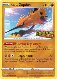 Galarian Zapdos - SWSH124 (Prerelease) (SWSH124) - SWSH: Sword & Shield Promo Cards (SWSD)
