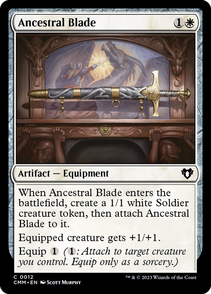 Ancestral Blade (12) - Commander Masters (CMM)
