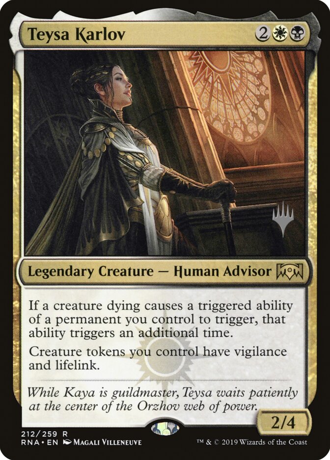 Teysa Karlov (212p) - Ravnica Allegiance Promos (PRNA)