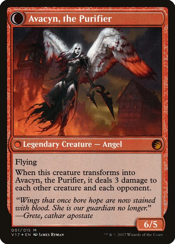 Archangel Avacyn // Avacyn, the Purifier (1) - From the Vault: Transform (V17)