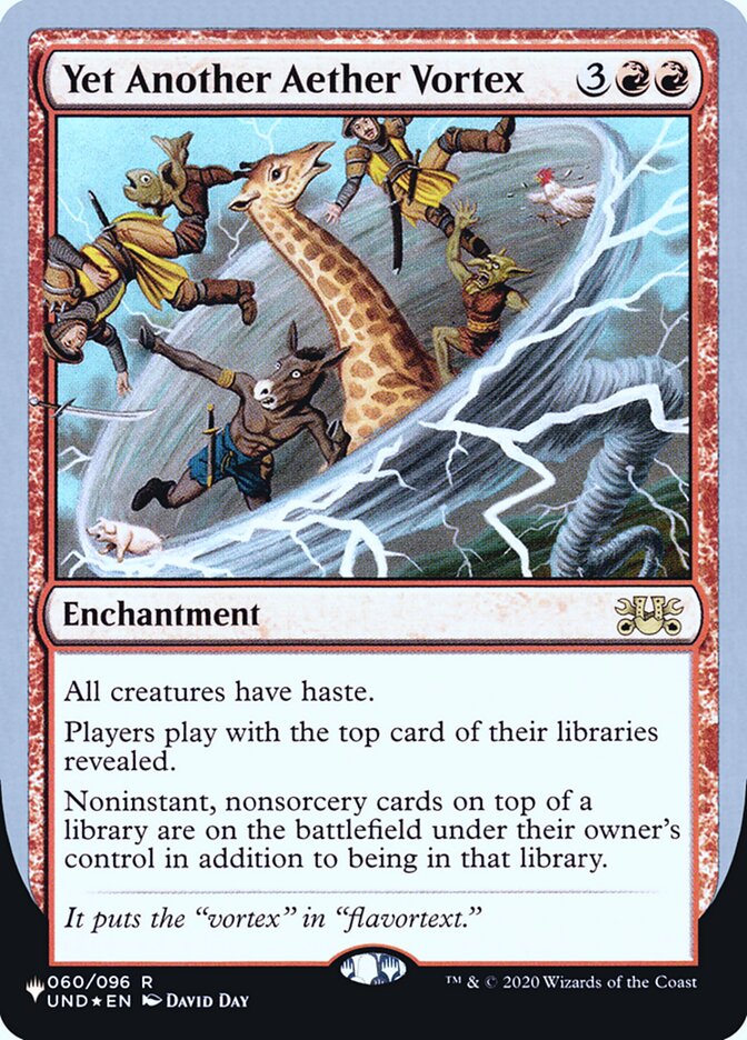 Yet Another Aether Vortex (32) - The List (Unfinity Foil Edition) (ULST)