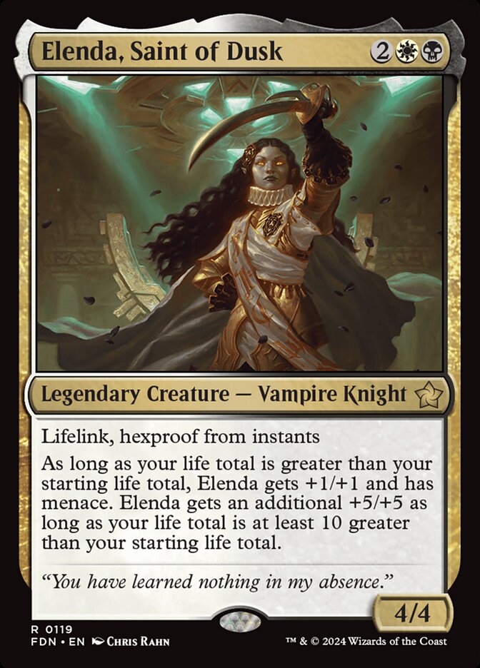 Elenda, Saint of Dusk (119) - Foundations (FDN)