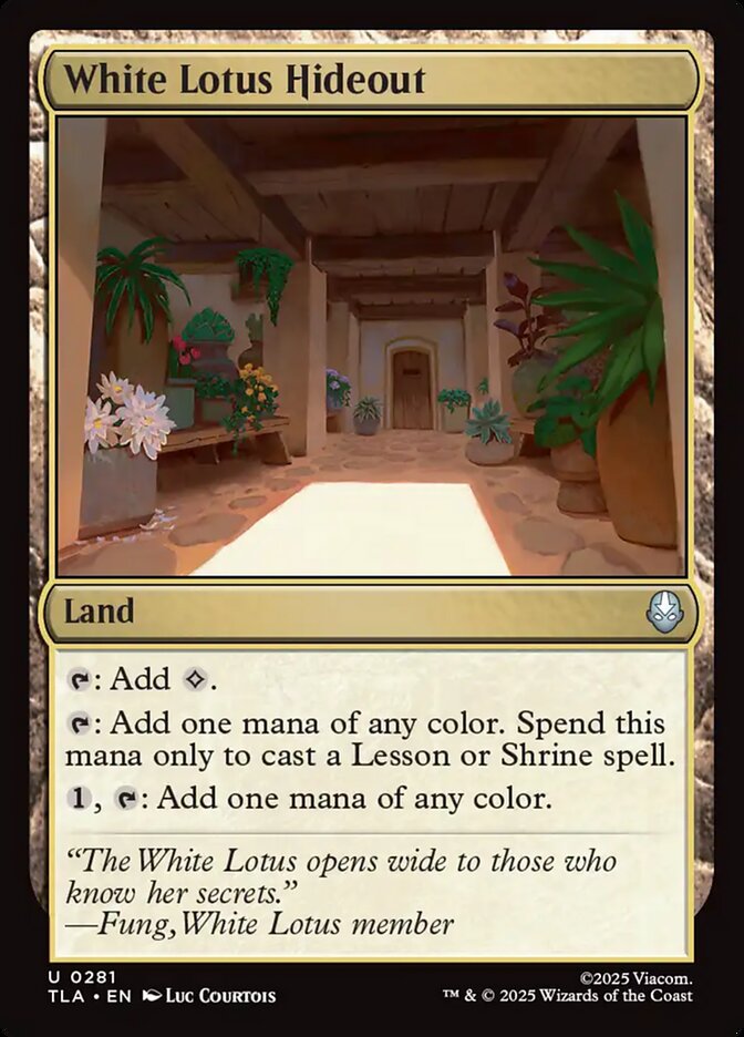 White Lotus Hideout (281) - Avatar: The Last Airbender (TLA)