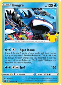 Kyogre (3) - Celebrations (CLB)