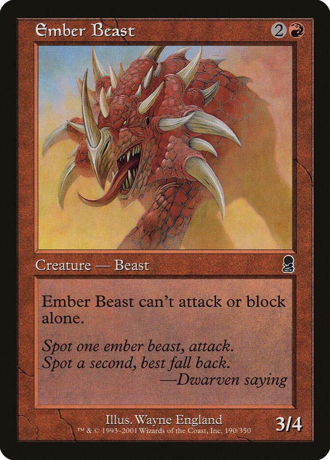 Ember Beast (190) - Odyssey (ODY)