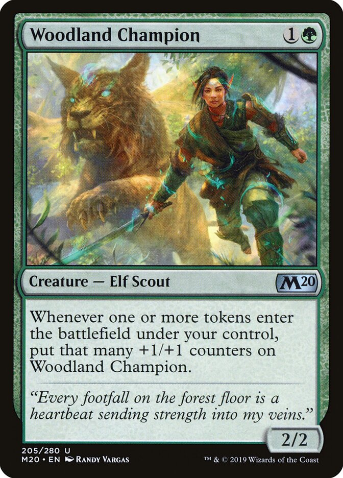 Woodland Champion (205) - Core Set 2020 (M20)