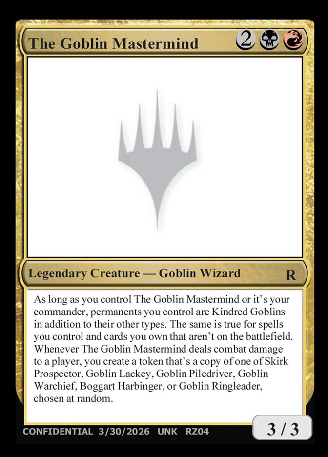 The Goblin Mastermind (RZ04w) - Unknown Event (UNK)