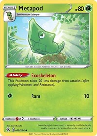 Metapod (2) - SWSH08: Fusion Strike (SWSH08)