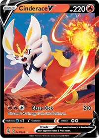 Cinderace V (43) (43) - SWSH08: Fusion Strike (SWSH08)