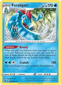 Feraligatr (57) - SWSH08: Fusion Strike (SWSH08)