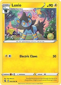 Luxio (92) - SWSH08: Fusion Strike (SWSH08)